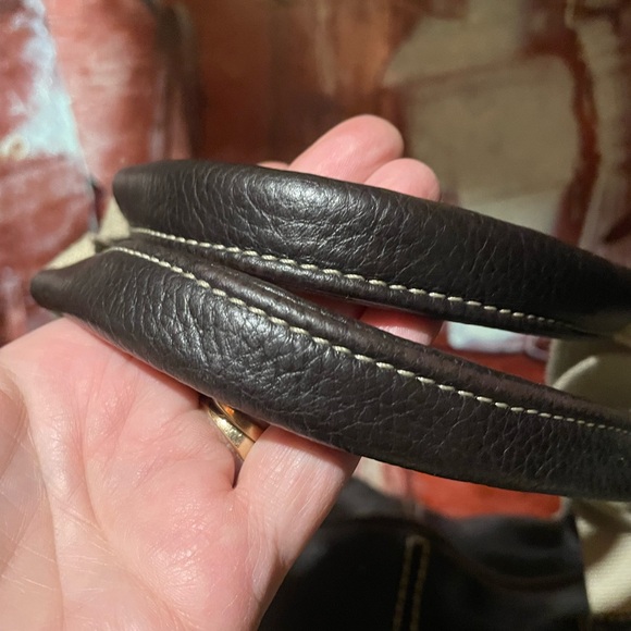 Roots XXL leather duffel bag - Picture 3 of 12